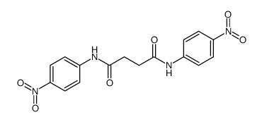 N,N'-bis(4-nitrophenyl)butanediamide结构式