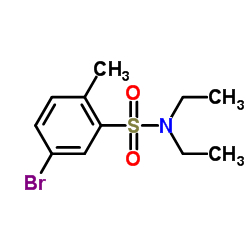 5-Bromo-N,N-diethyl-2-methylbenzenesulfonamide Structure