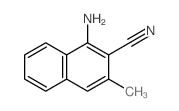 1-amino-3-methyl-naphthalene-2-carbonitrile structure