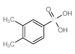 (3,4-dimethylphenyl)phosphonic acid Structure