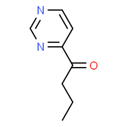 1-Butanone, 1-(4-pyrimidinyl)- (9CI) Structure