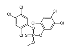 methoxy-sulfanylidene-bis(2,4,5-trichlorophenoxy)-λ5-phosphane结构式