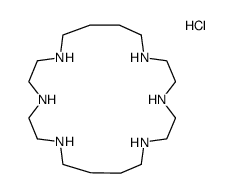 1,4,7,12,15,18-Hexaaza-cyclodocosane; hydrochloride Structure