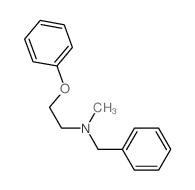 N-benzyl-N-methyl-2-phenoxy-ethanamine Structure