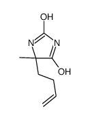 5-but-3-enyl-5-methylimidazolidine-2,4-dione结构式