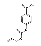 4-(allyloxycarbonylamino)benzoic acid Structure