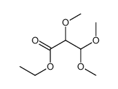 ethyl 2,3,3-trimethoxypropanoate Structure