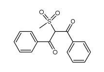 2-methanesulfonyl-1,3-diphenyl-propane-1,3-dione Structure