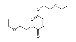 bis(2-ethoxyethyl) maleate Structure