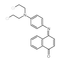 1(4H)-Naphthalenone,4-[[4-[bis(2-chloroethyl)amino]phenyl]imino]- picture