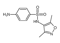 4-amino-N-(3,5-dimethyl-1,2-oxazol-4-yl)benzenesulfonamide Structure