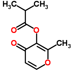 异丁酸麦芽酚酯结构式