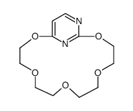 2,5,8,11,14-pentaoxa-1(2,4)-pyrimidina-cyclotetradecaphane Structure