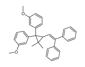 1,1'-[3-(2,2-Diphenylvinyl)-2,2-dimethylcyclopropane-1,1-diyl]bis(3-methoxybenzene) picture