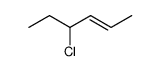 4-chloro-hex-2t-ene Structure