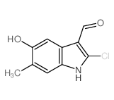 2-chloro-5-hydroxy-6-methyl-1H-indole-3-carbaldehyde picture