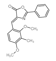 5(4H)-Oxazolone,4-[(2,4-dimethoxy-3-methylphenyl)methylene]-2-phenyl- picture