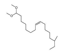 (Z)-1,1-Dimethoxy-14-methyl-8-hexadecene structure