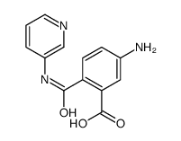 Benzoic acid, 5-amino-2-[(3-pyridinylamino)carbonyl]- (9CI)结构式