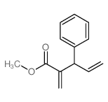 methyl 2-methylidene-3-phenyl-pent-4-enoate结构式