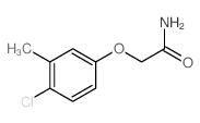 2-(4-chloro-3-methyl-phenoxy)acetamide结构式