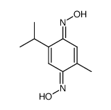 2-isopropyl-5-methyl-p-benzoquinone dioxime Structure