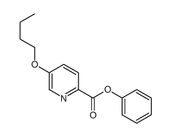 phenyl 5-butoxypyridine-2-carboxylate Structure