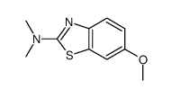 2-Benzothiazolamine,6-methoxy-N,N-dimethyl-(9CI) structure