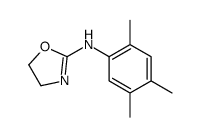 N-(2,4,5-trimethylphenyl)-4,5-dihydro-1,3-oxazol-2-amine结构式