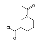 3-Piperidinecarbonyl chloride, 1-acetyl- (9CI)结构式