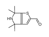 4H-Thieno[2,3-c]pyrrole-2-carboxaldehyde,5,6-dihydro-4,4,6,6-tetramethyl-(9CI)结构式