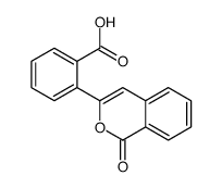 2-(1-oxoisochromen-3-yl)benzoic acid结构式