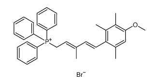 5-(4-methoxy-,3,6-three methyl phenyl) 2-3-methyl-2, 4-pentadiene-1-triphenylphosphine bromide Structure