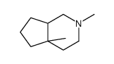 2,4a-dimethyl-3,4,5,6,7,7a-hexahydro-1H-cyclopenta[c]pyridine Structure