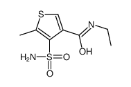 N-ethyl-5-methyl-4-sulfamoylthiophene-3-carboxamide Structure