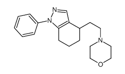 4-[2-(1-phenyl-4,5,6,7-tetrahydroindazol-4-yl)ethyl]morpholine Structure