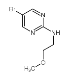 5-BROMO-2-(2-METHOXYETHYLAMINO)PYRIMIDINE structure