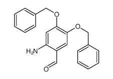 2-amino-4,5-bis(phenylmethoxy)benzaldehyde Structure