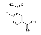 5-carbamoyl-2-methoxybenzoic acid结构式