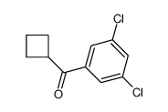 CYCLOBUTYL 3,5-DICHLOROPHENYL KETONE结构式