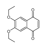 6,7-diethoxynaphthalene-1,4-dione Structure