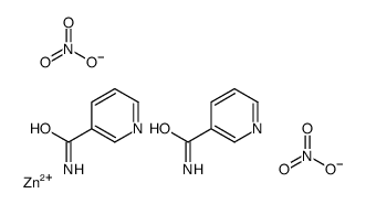 zinc,pyridine-3-carboxamide,dinitrate结构式