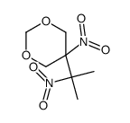 5-nitro-5-(2-nitropropan-2-yl)-1,3-dioxane Structure