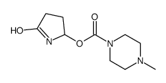 (5-oxopyrrolidin-2-yl) 4-methylpiperazine-1-carboxylate Structure