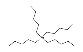 tetrapentyl plumbane Structure