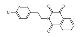 2-[2-(4-chlorophenyl)ethyl]isoquinoline-1,3,4(2H1)-trione结构式