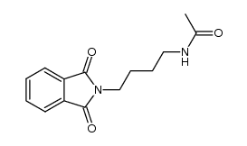 N-(4-acetylamino-butyl)-phthalimide结构式