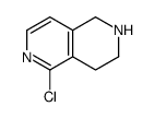 5-氯-1,2,3,4-四氢-2,6-萘啶结构式