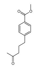 methyl 4-(4-oxopentyl)benzoate Structure