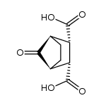 7-oxo-norbornane-2endo,3endo-dicarboxylic acid结构式